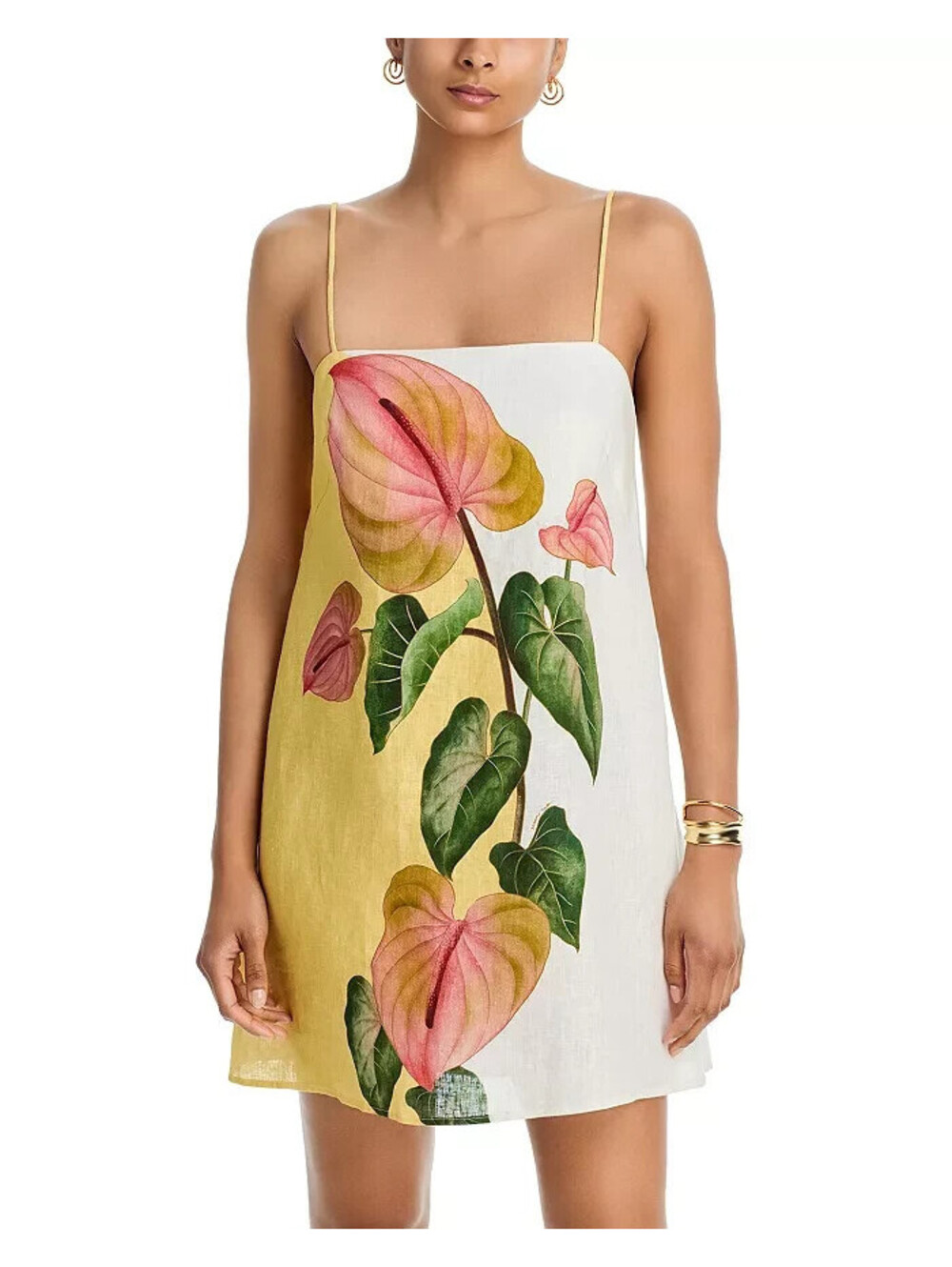 NEW, Farm Rio Anturium Dress Swim Cover-Up in Multi Sz M #MD2264